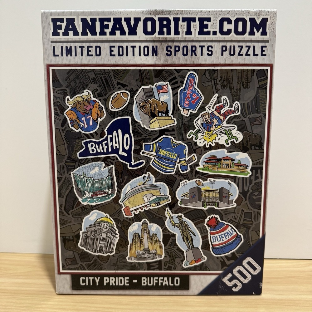 FanFavorite Limited Edition Sports Puzzle City Pride Buffalo 500 Pieces 2024